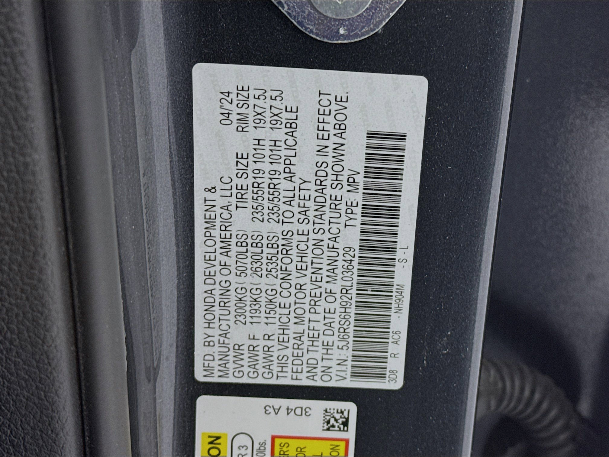 Certified 2024 Honda CR-V Sport Touring image 34