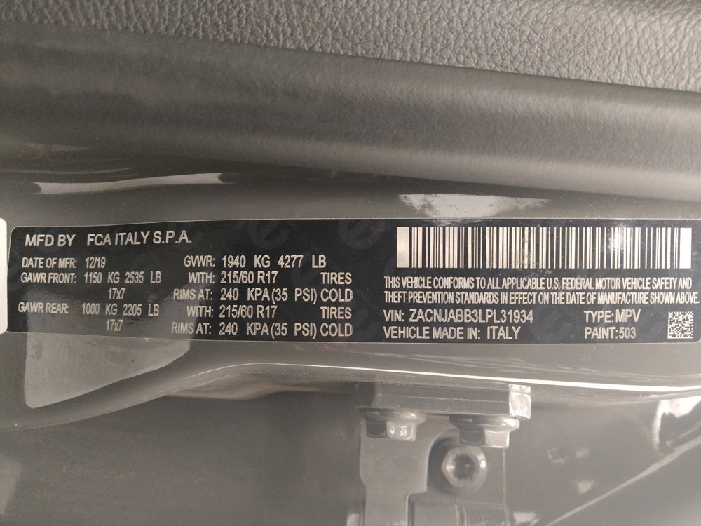 Used 2020 Jeep Renegade Altitude w/ UConnect 8.4 Nav Group image 33