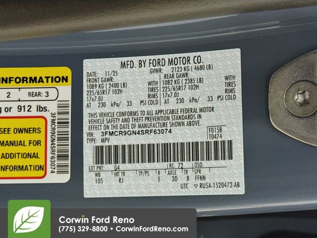 New 2025 Ford Bronco Sport Heritage AWD/4WD image 32