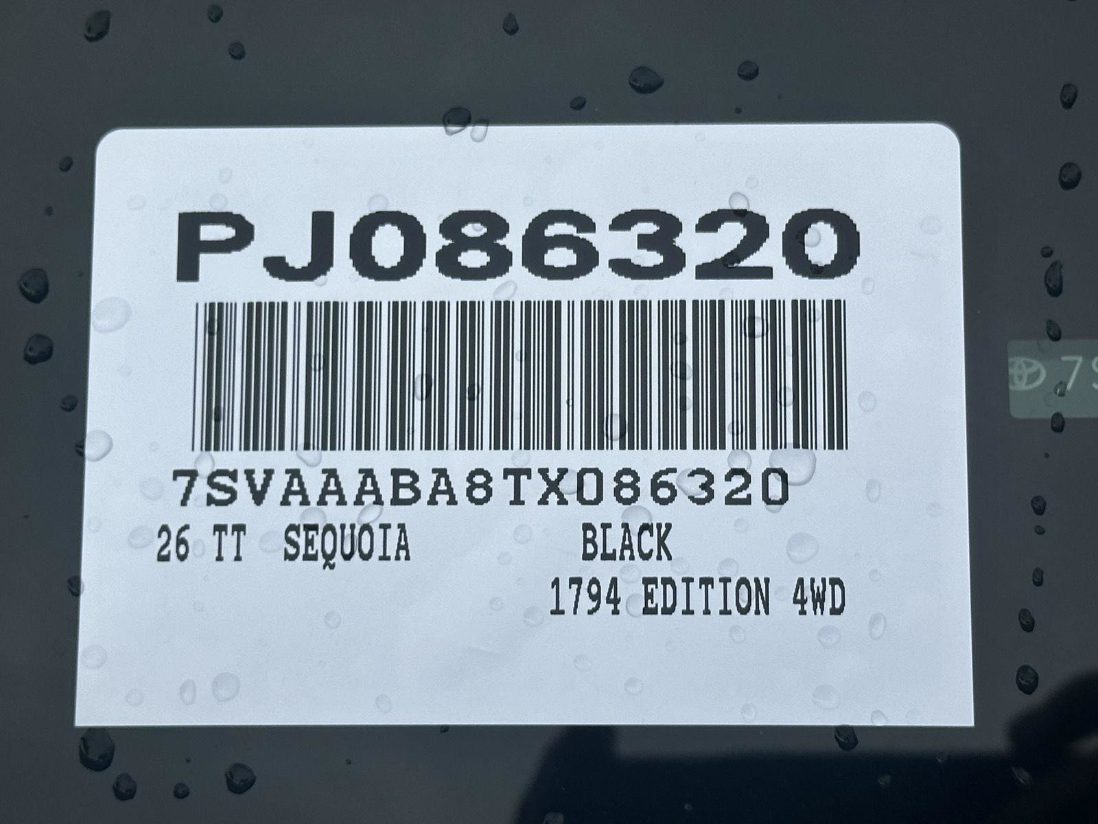 Certified 2026 Toyota Sequoia 1794 Edition AWD/4WD image 15