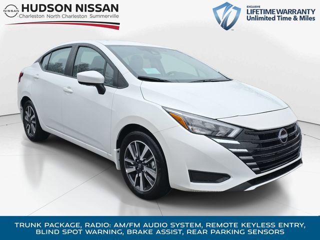 New 2025 Nissan Versa SV w/ Trunk Package