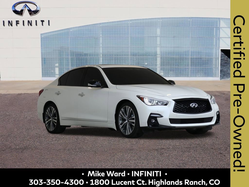 Certified 2024 INFINITI Q50 Sensory image 8