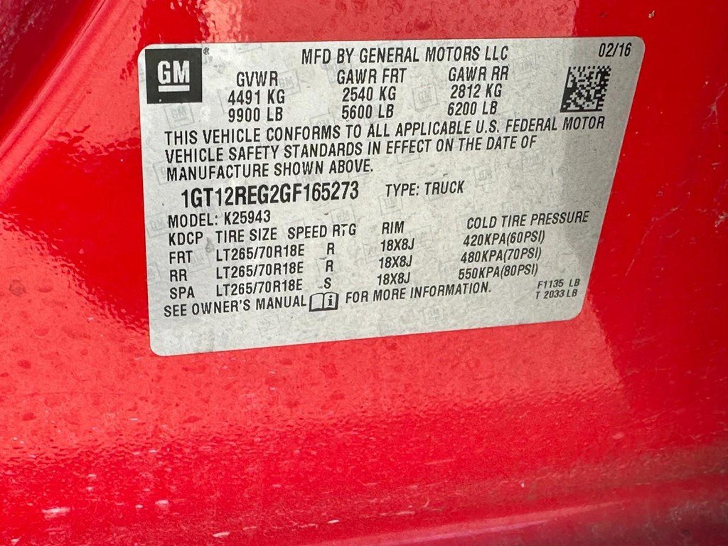 Used 2016 GMC Sierra 2500 4x4 Crew Cab w/ Sierra Convenience Package image 18