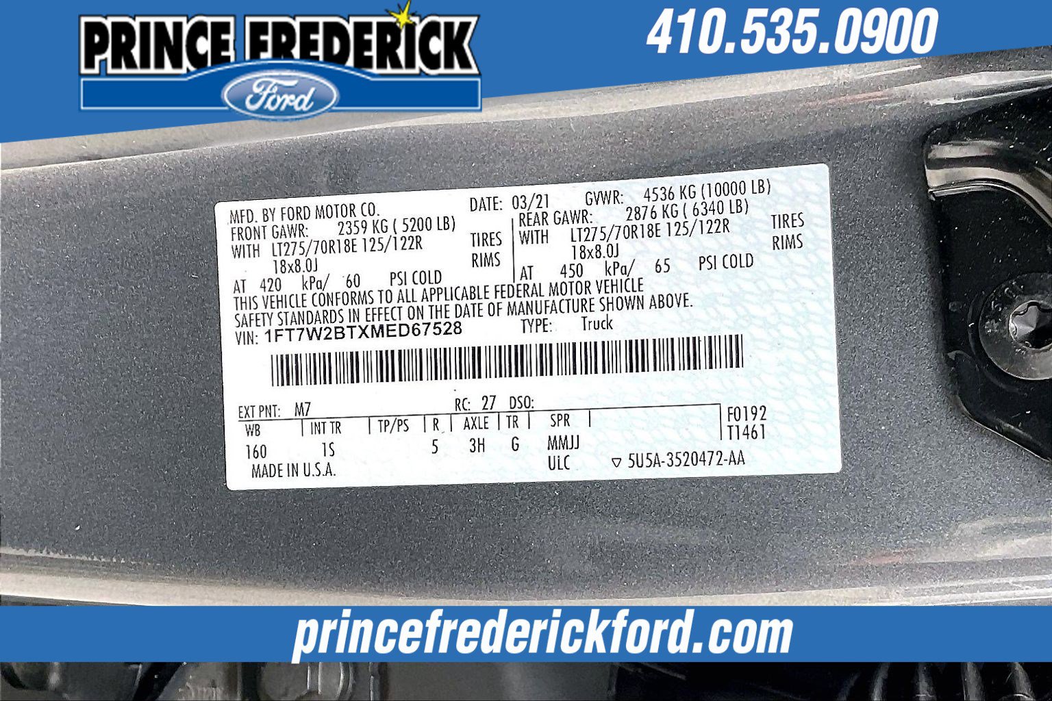 Used 2021 Ford F250 XL w/ STX Appearance Package image 33