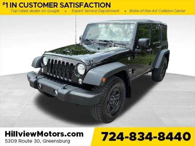 Certified 2016 Jeep Wrangler Unlimited Sport w/ Connectivity Group AWD/4WD image 1
