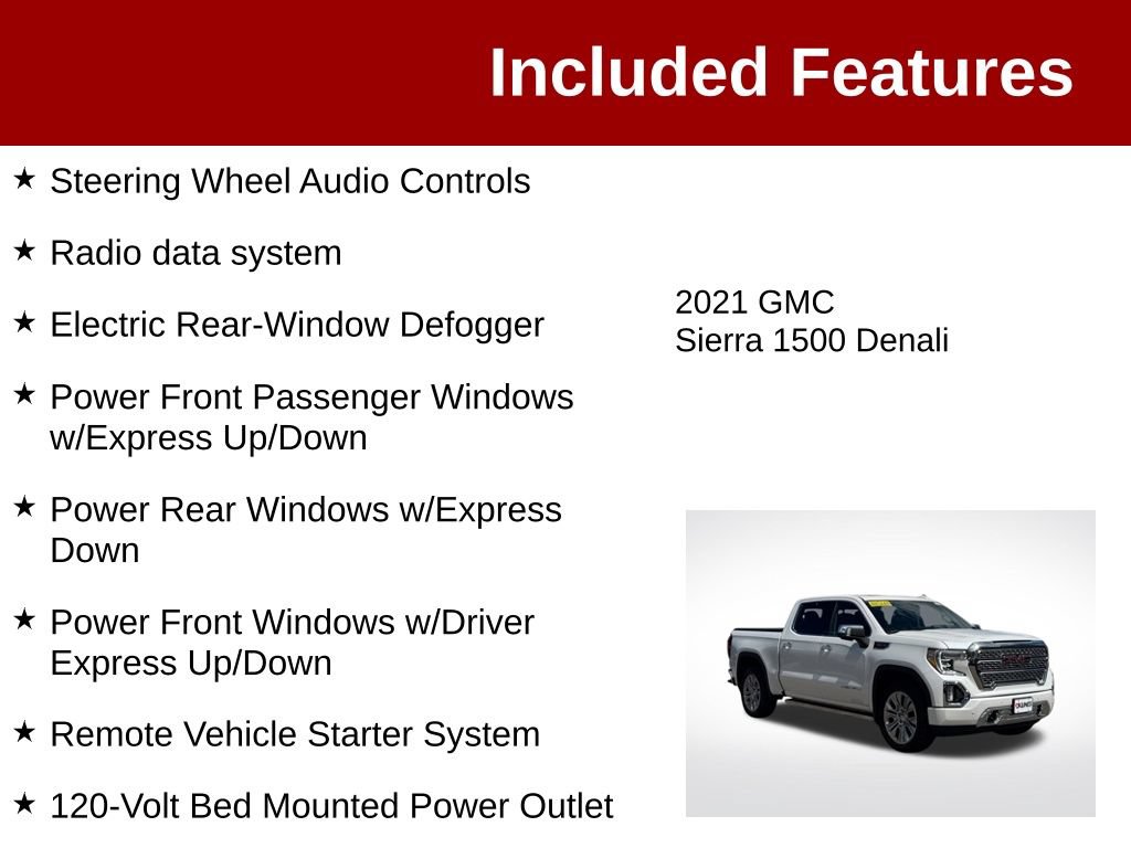Used 2021 GMC Sierra 1500 Denali w/ Denali Ultimate Package AWD/4WD image 4