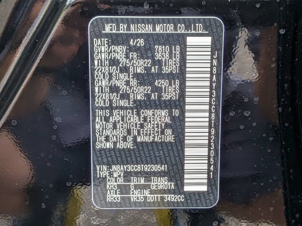 New 2026 Nissan Armada Platinum Reserve AWD/4WD image 27
