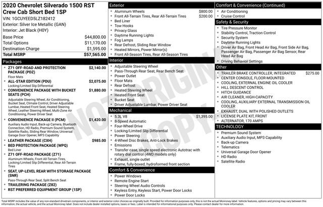 Used 2020 Chevrolet Silverado 1500 RST image 14