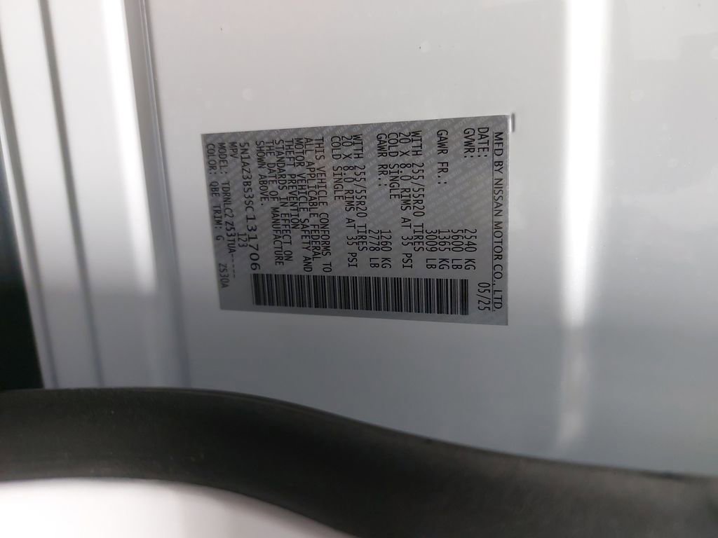 New 2025 Nissan Murano SV image 35