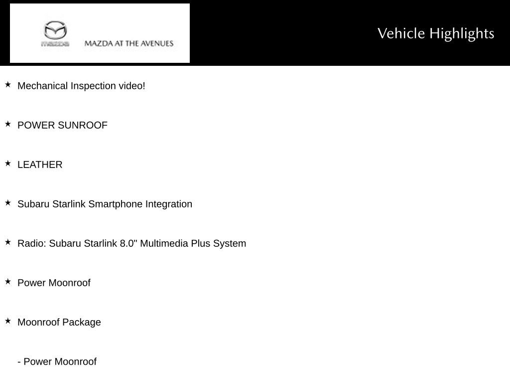 Used 2019 Subaru Crosstrek 2.0i Limited w/ Moonroof Package image 10