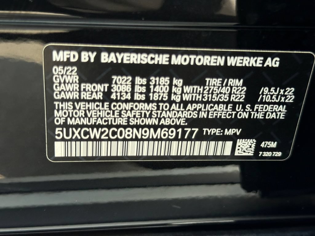 Used 2022 BMW X7 xDrive40i w/ M Sport Package AWD/4WD image 29