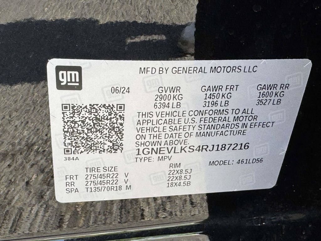 Used 2024 Chevrolet Traverse RS w/ LPO, Floor Liner Package AWD/4WD image 29