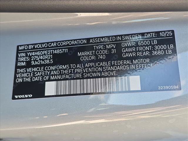 Used 2026 Volvo XC90 T8 Plus w/ Protection Package Premier AWD/4WD image 27