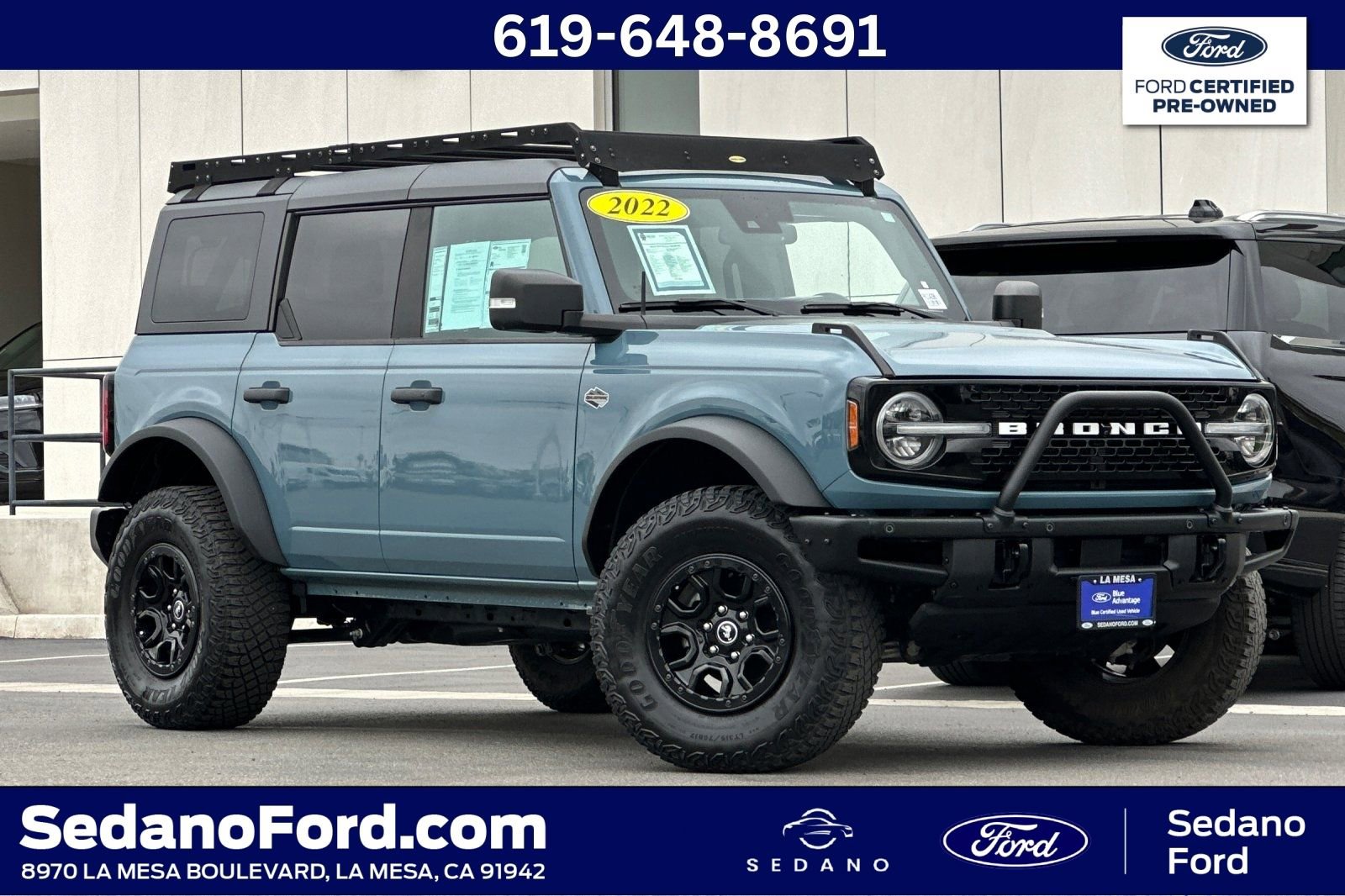 Certified 2022 Ford Bronco Wildtrak AWD/4WD image 1