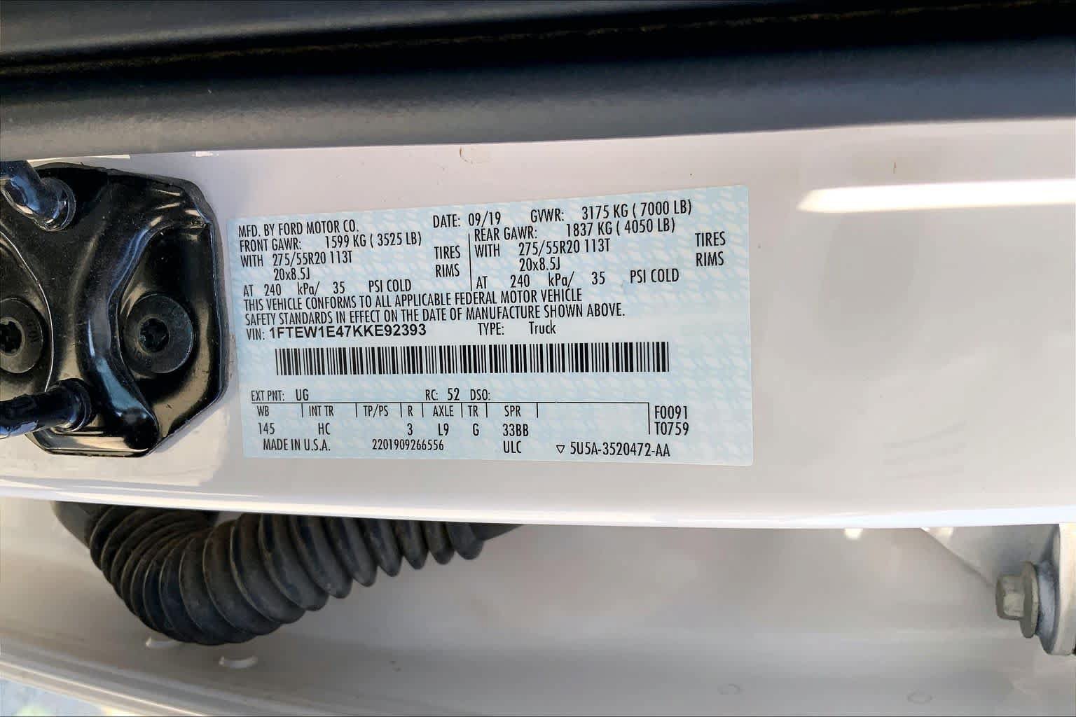 Used 2019 Ford F150 Lariat w/ Equipment Group 502A Luxury AWD/4WD image 37