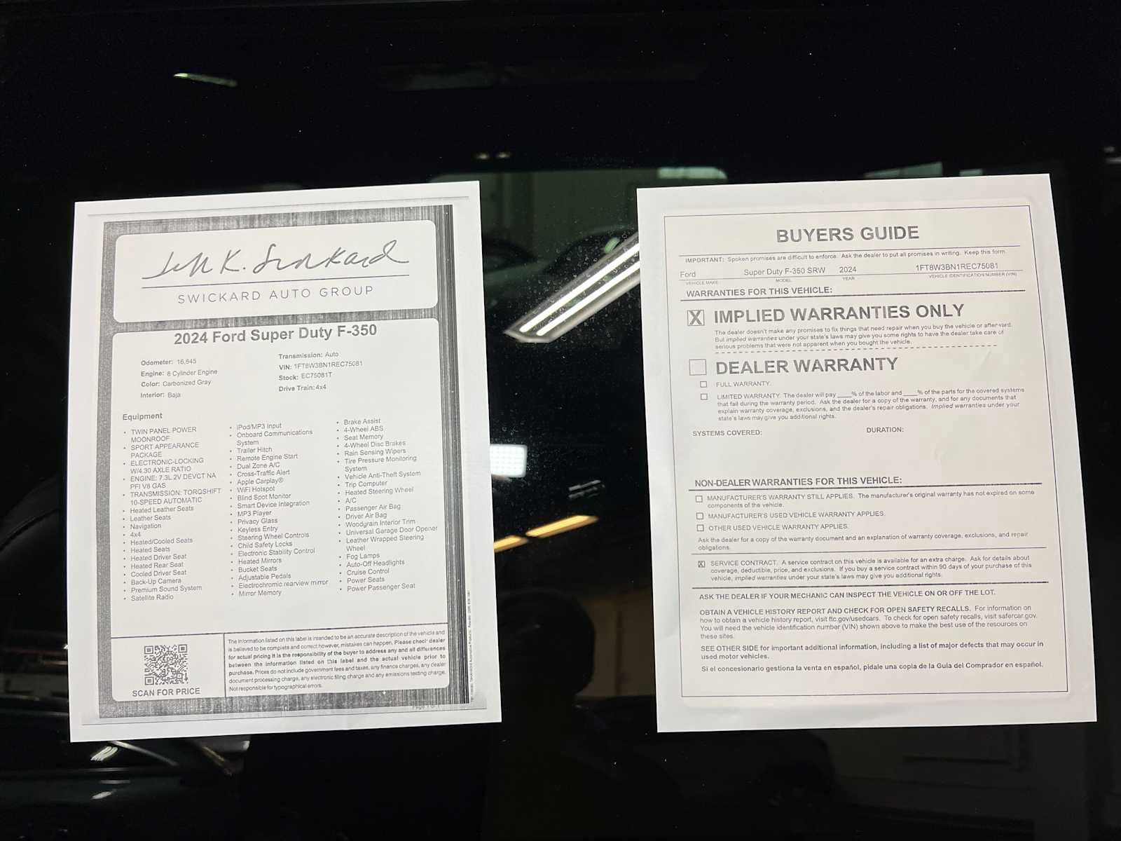 Used 2024 Ford F350 Lariat w/ Sport Appearance Package image 43