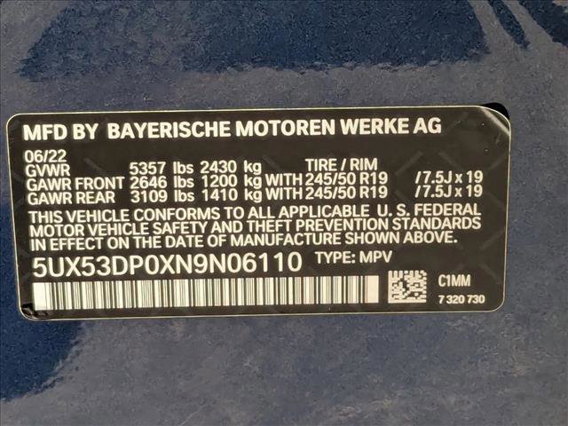 Used 2022 BMW X3 xDrive30i w/ Convenience Package image 26