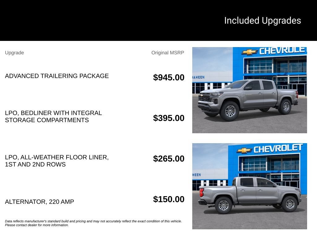 New 2026 Chevrolet Colorado LT w/ Advanced Trailering Package AWD/4WD image 5