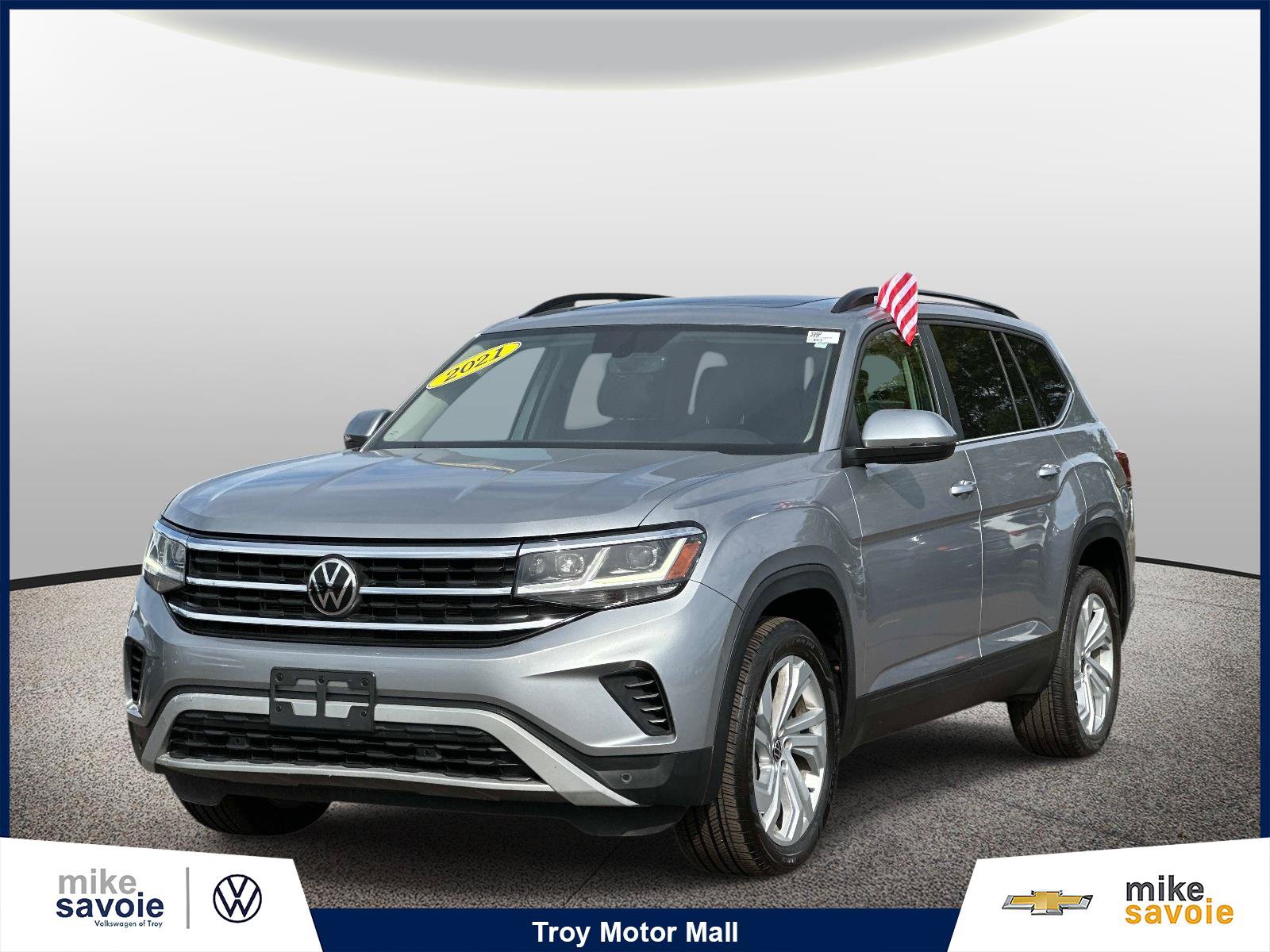Used 2021 Volkswagen Atlas SE w/ Panoramic Sunroof Package