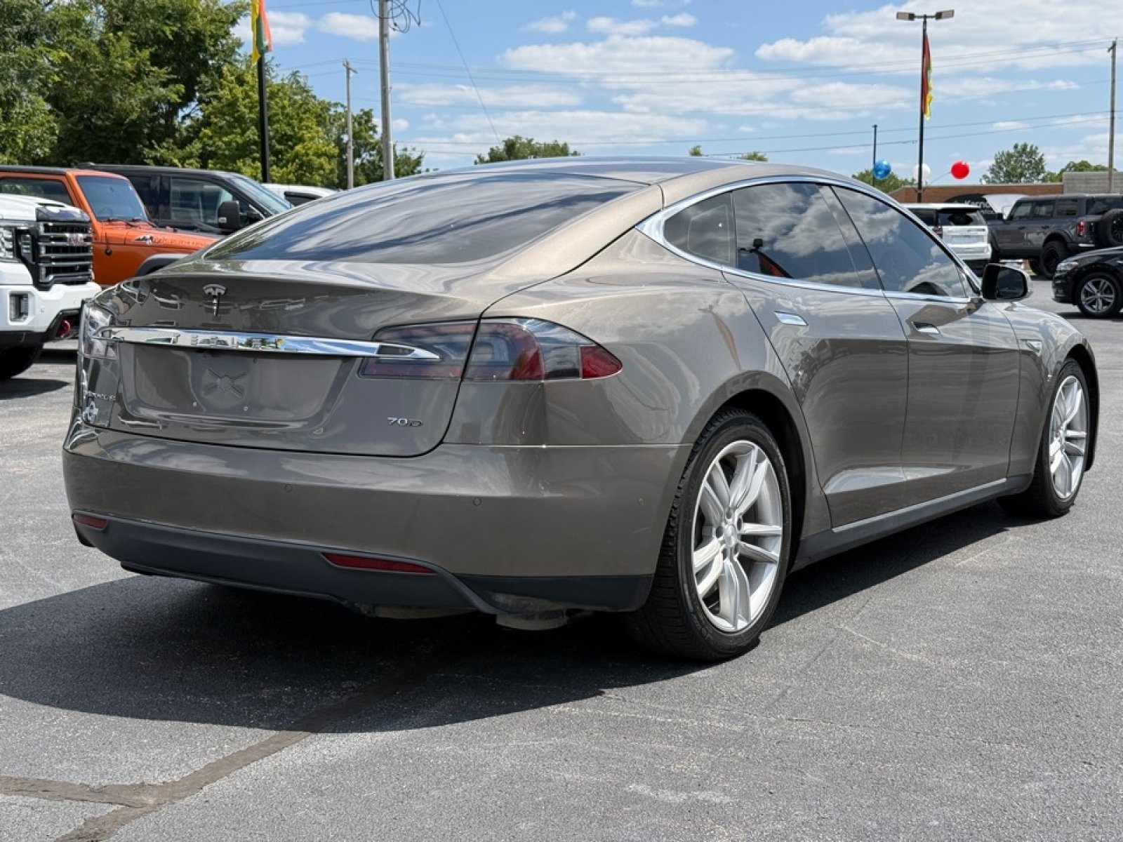 Used 2015 Tesla Model S 70D AWD/4WD image 8