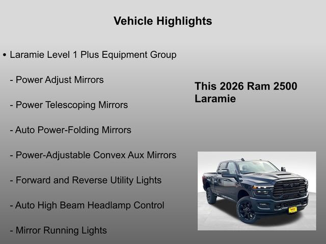 New 2026 RAM 2500 Laramie w/ Night Edition image 15