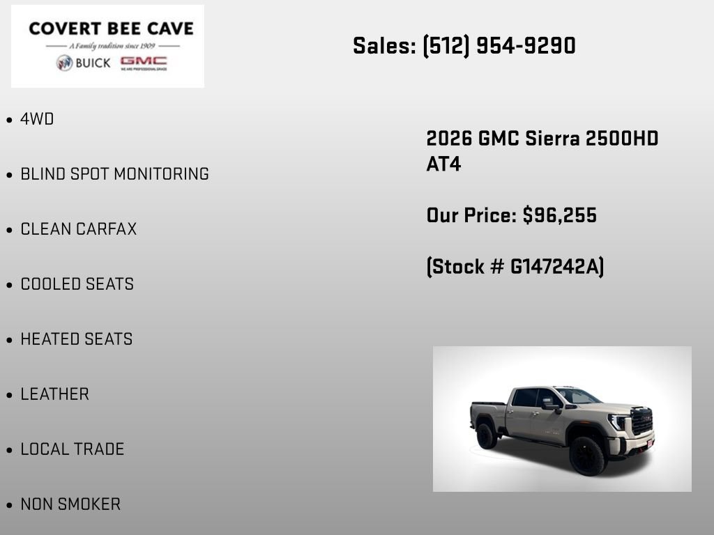 Certified 2026 GMC Sierra 2500 AT4 w/ AT4 Premium Plus Package image 6