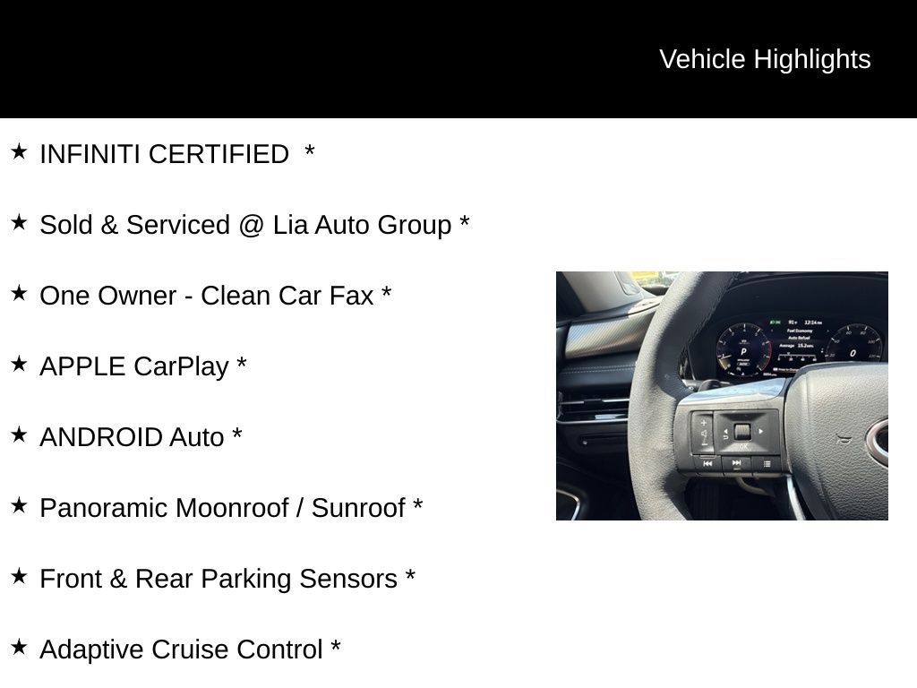 Certified 2026 INFINITI QX60 Luxe w/ Cargo Package AWD/4WD image 11