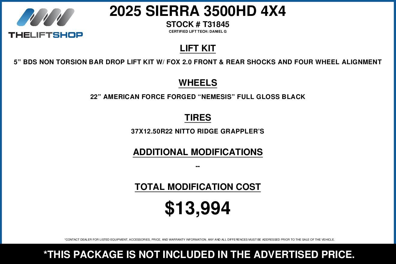 Used 2025 GMC Sierra 3500 AT4 w/ AT4 Premium Plus Package image 2