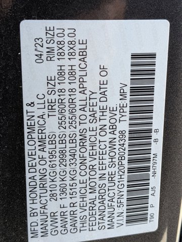 Used 2023 Honda Pilot LX image 15