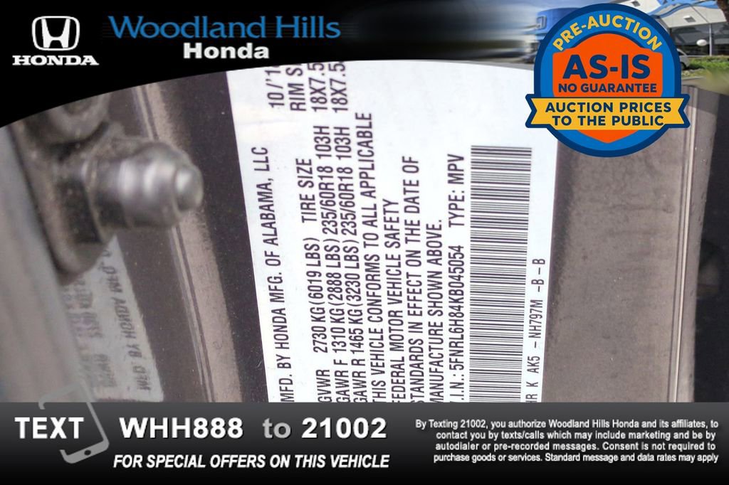 Used 2019 Honda Odyssey Touring image 29