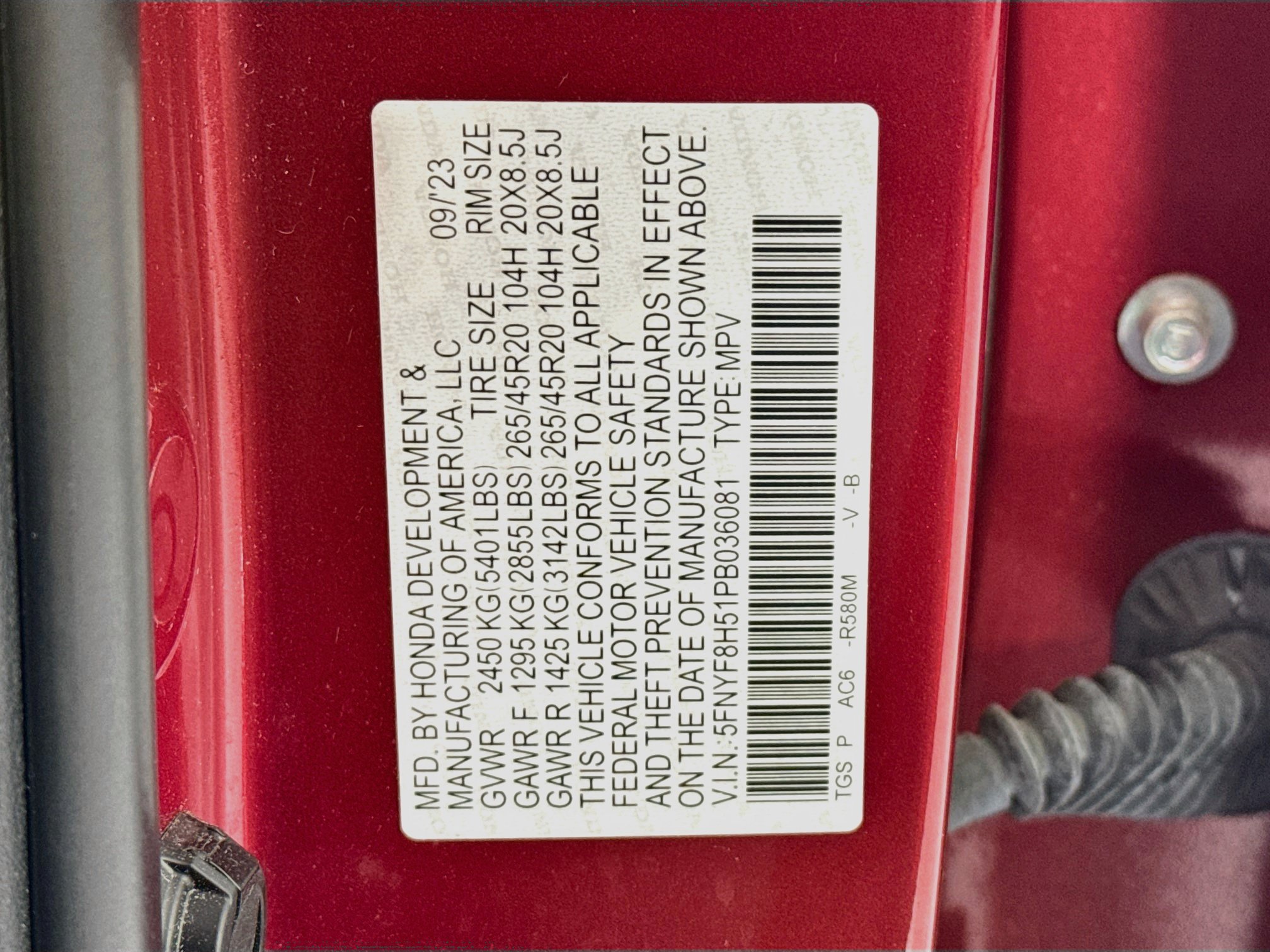 Certified 2023 Honda Passport EX-L image 32