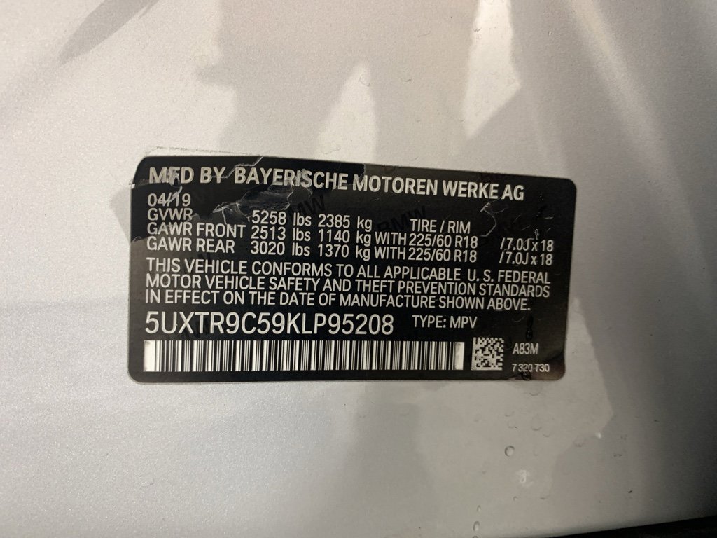 Used 2019 BMW X3 xDrive30i w/ Driving Assistance Package image 13