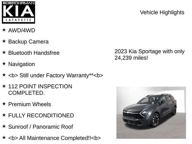 Used 2023 Kia Sportage X-Line w/ X-Line Premium Package image 7
