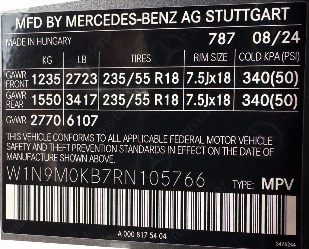 Certified 2024 Mercedes-Benz EQB 300 4MATIC w/ Winter Package image 35