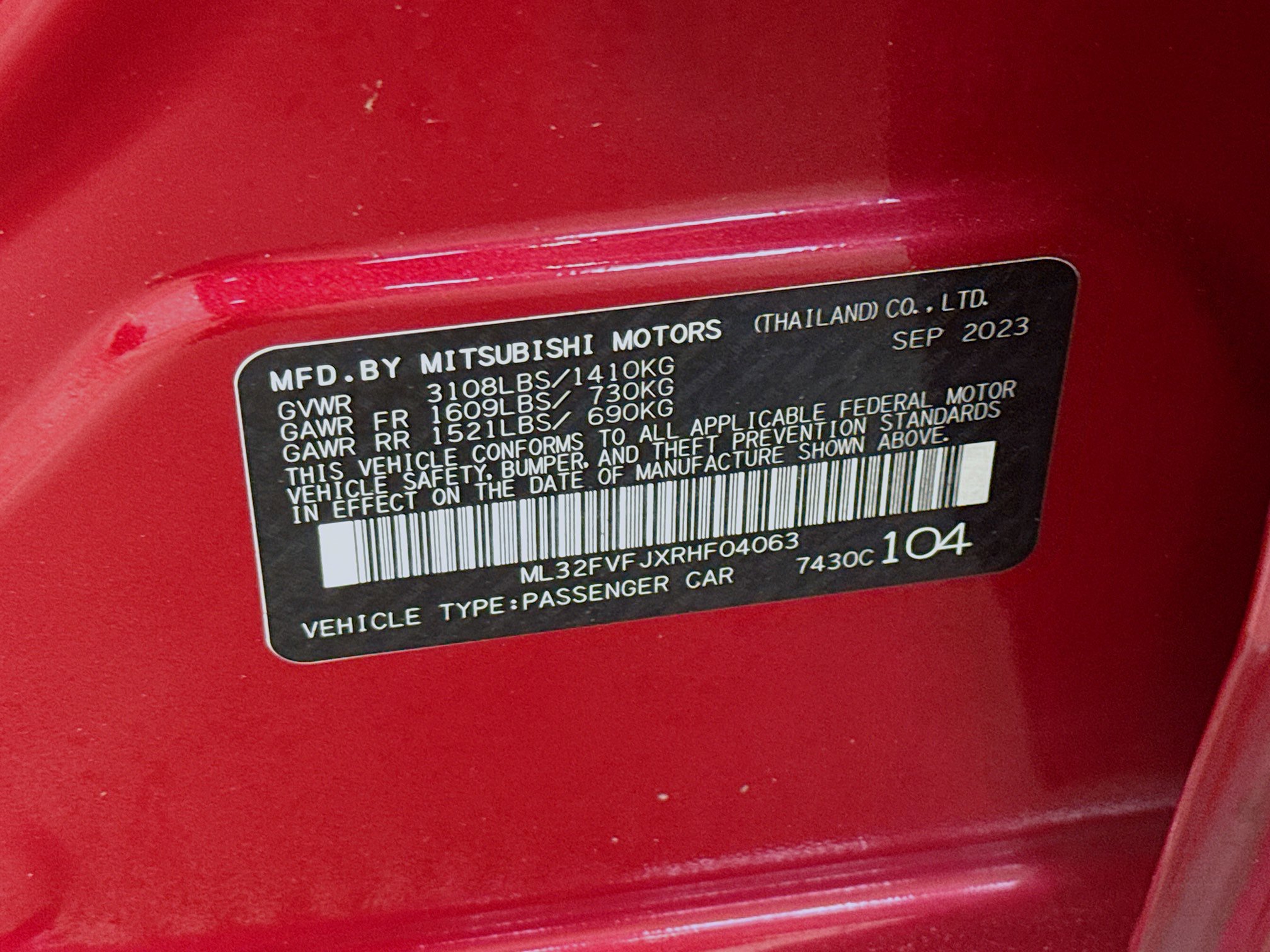 Used 2024 Mitsubishi Mirage G4 SE FWD image 40