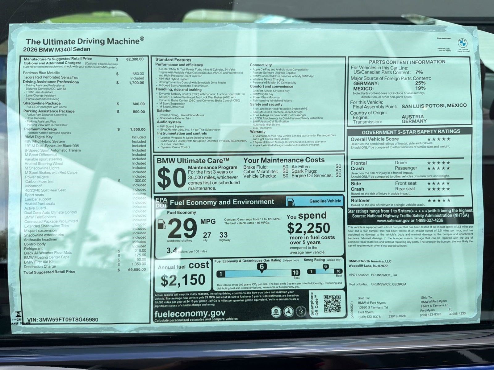 New 2026 BMW M340i RWD image 34