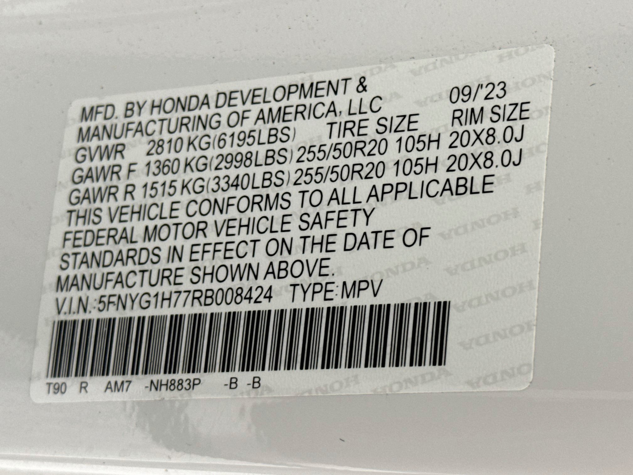 Certified 2024 Honda Pilot Touring image 35