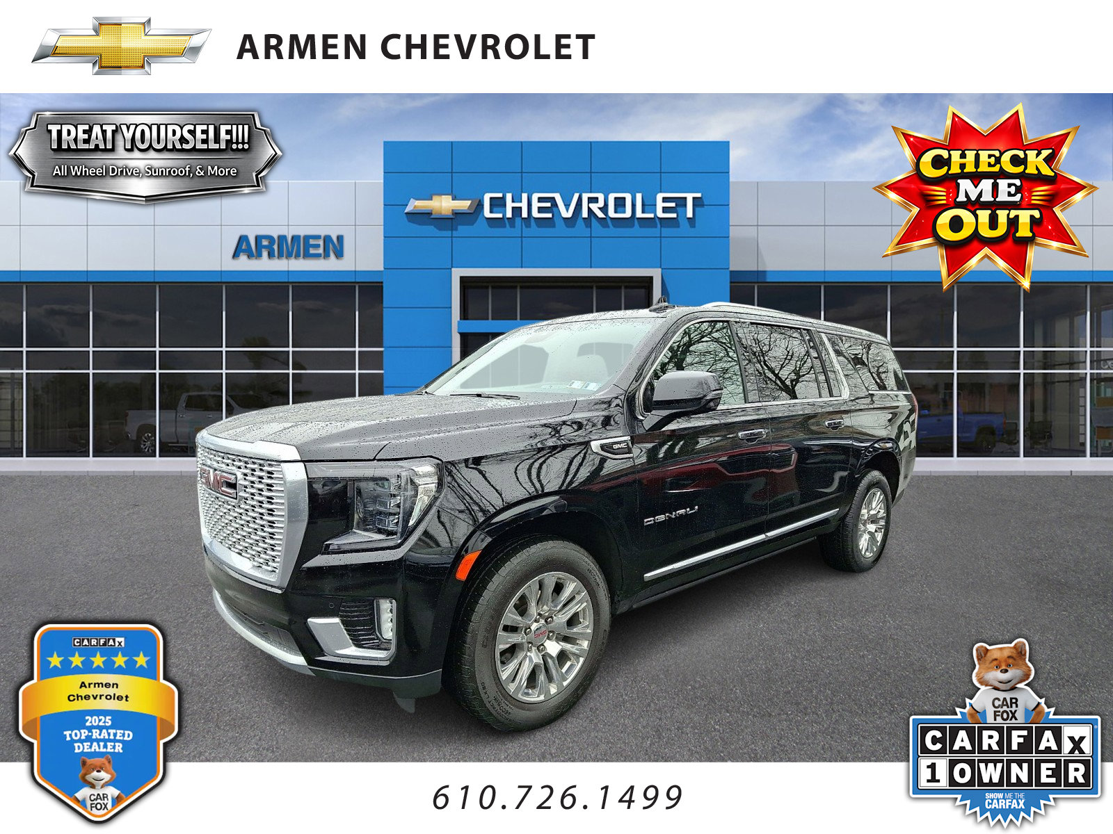 Certified 2024 GMC Yukon XL Denali AWD/4WD image 1