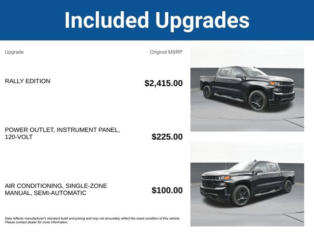 Used 2021 Chevrolet Silverado 1500 Custom w/ Rally Edition image 5