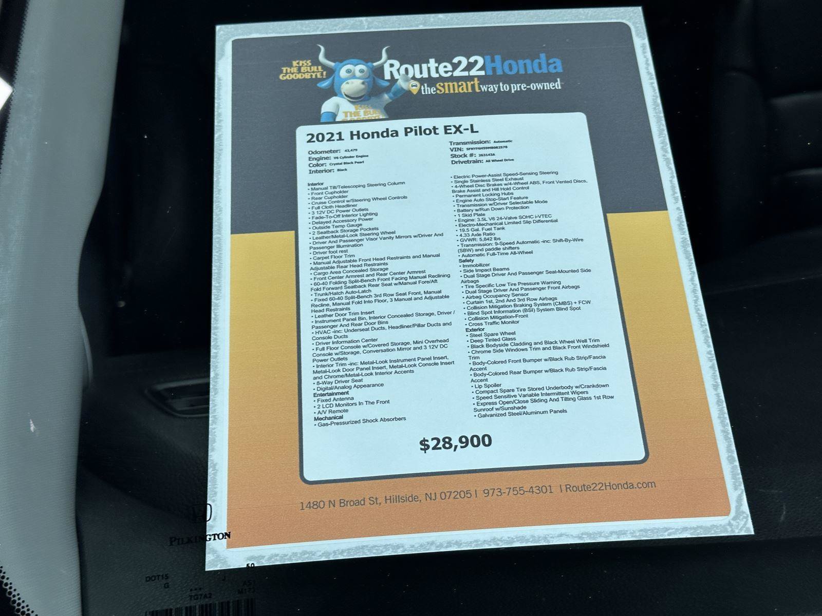Certified 2021 Honda Pilot EX-L image 40