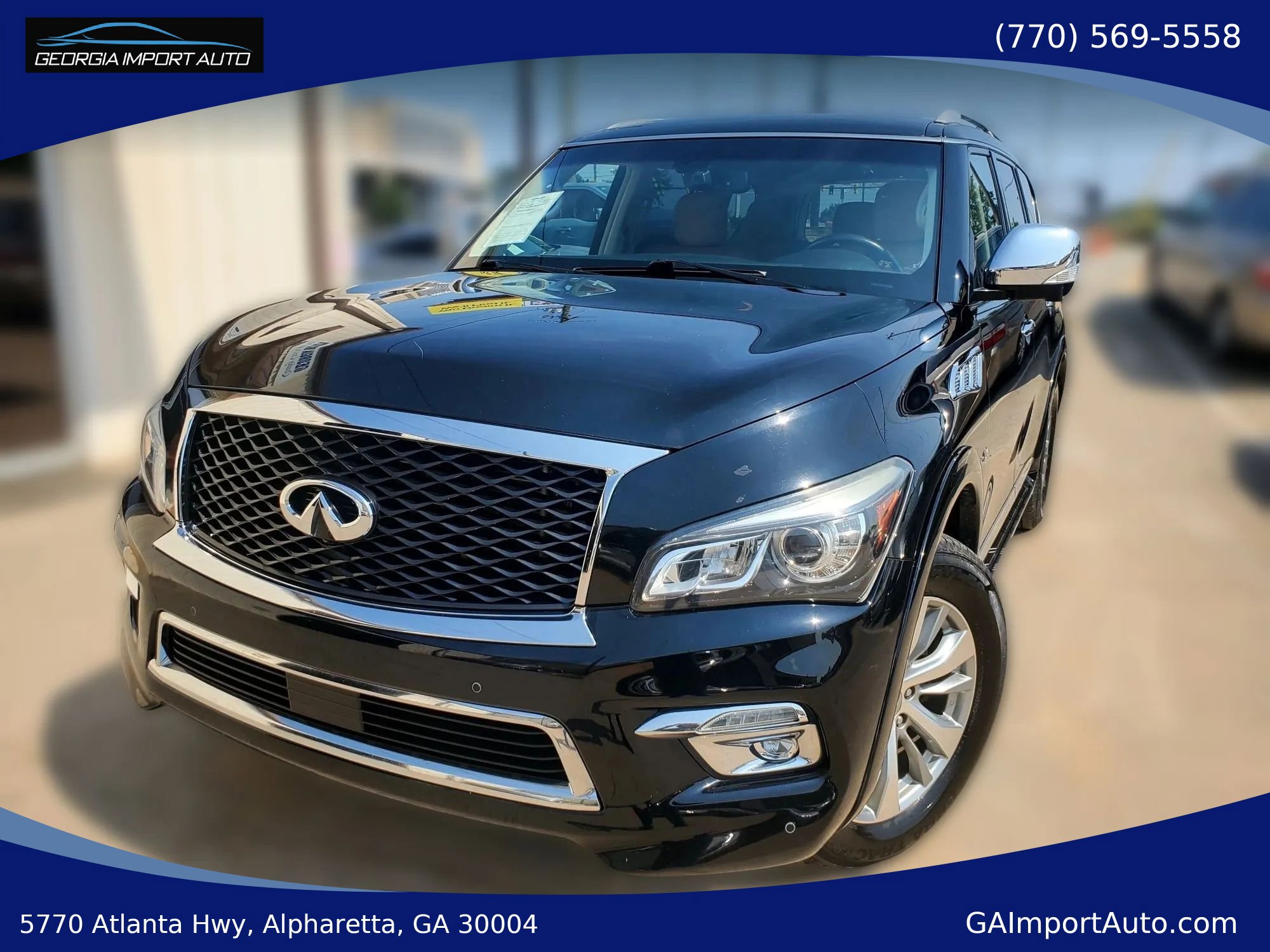 Used 2016 INFINITI QX80 4WD w/ Signature Edition Package video 1