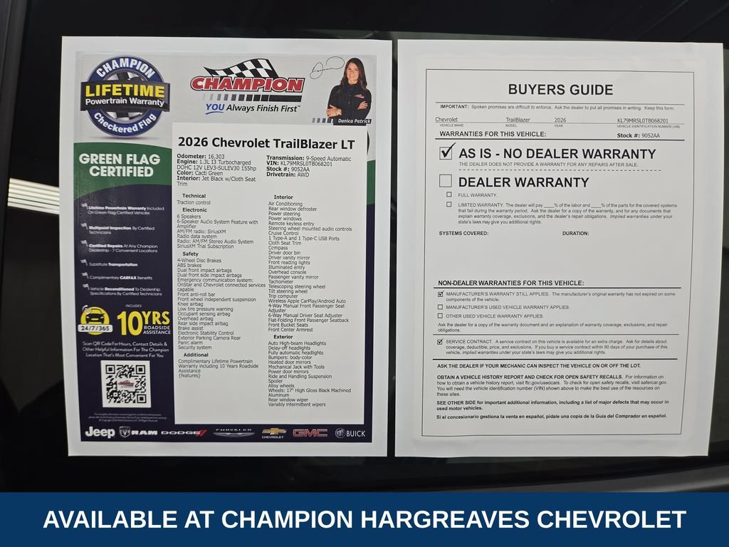 Used 2026 Chevrolet TrailBlazer LT AWD/4WD image 43
