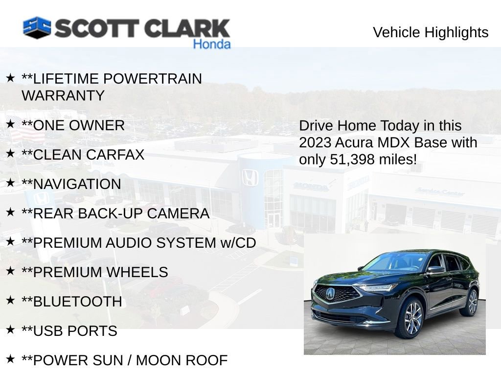 Used 2023 Acura MDX FWD w/ Technology Package image 11
