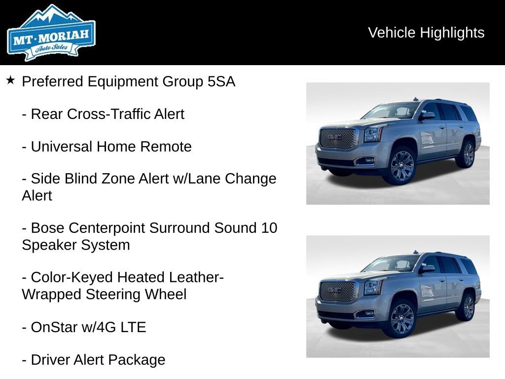 Used 2015 GMC Yukon Denali w/ Premium Package image 9