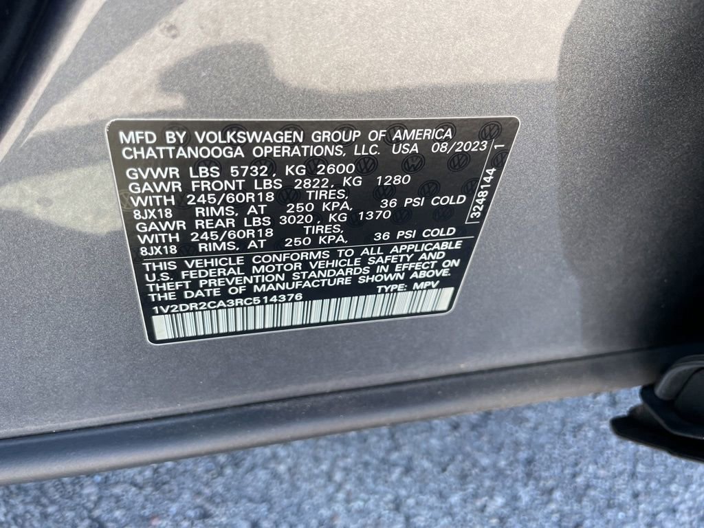 Used 2024 Volkswagen Atlas SE FWD image 18