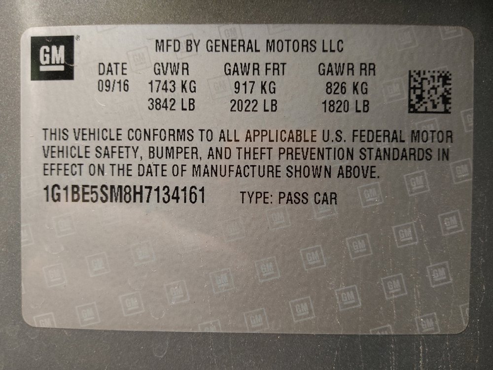 Used 2017 Chevrolet Cruze LT w/ Convenience Package FWD image 33