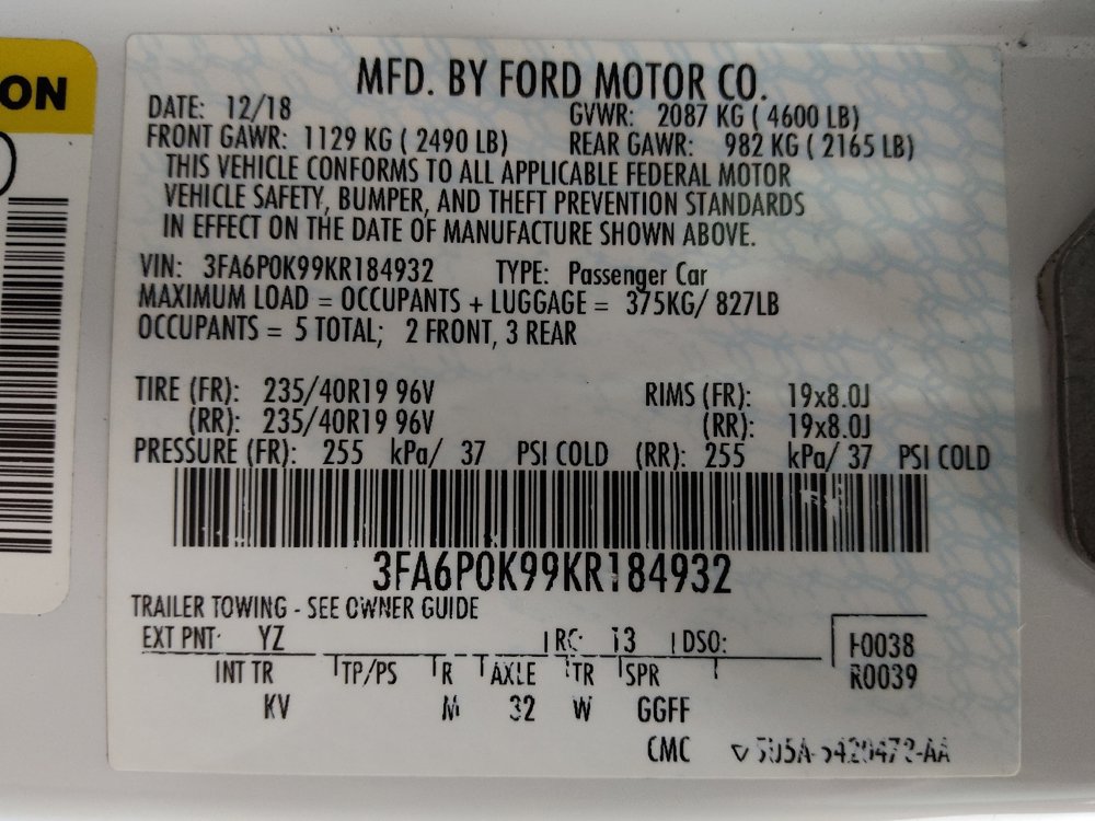 Used 2019 Ford Fusion Titanium image 33