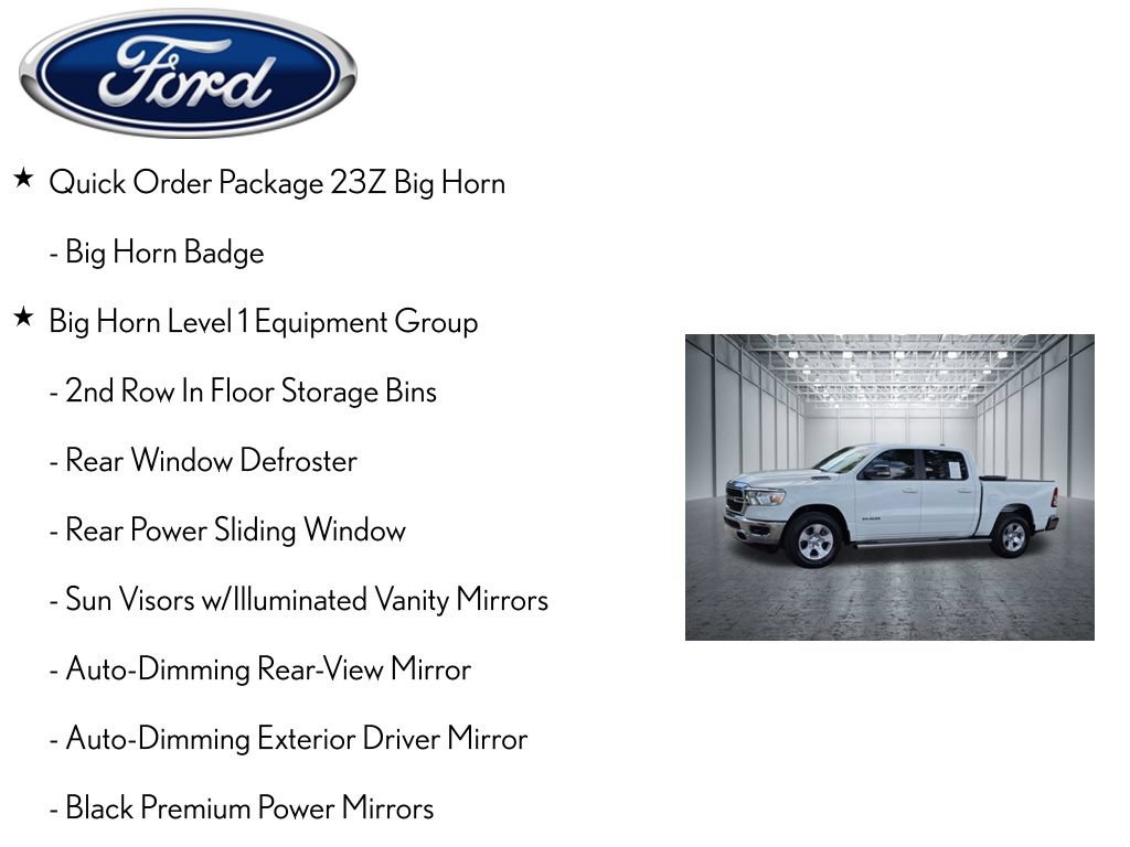 Used 2022 RAM 1500 Big Horn RWD image 4