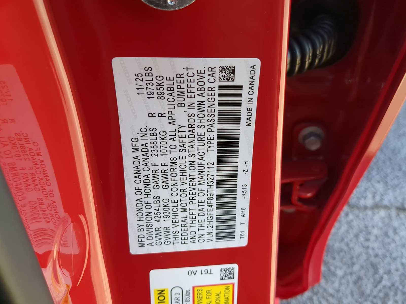 New 2026 Honda Civic Sport image 28