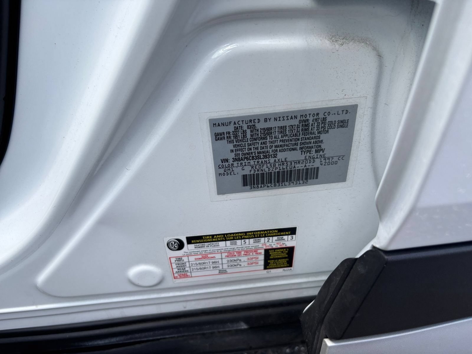 Used 2025 Nissan Kicks SV AWD/4WD image 27
